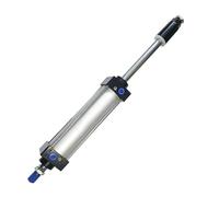 1pcs SCJ32 40 50 63 80 100 125mm Bore Adjustable Stroke Aluminum Alloy Double Acting Piston Tools Standard Air Pneumatic(Stroke 100-100mm,Bore 63mm)