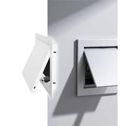 1pcs Seamless Aluminum Alloy Flush Mount Access Door - Push to Open Utility Inspection Hatch for Homes, Offices(254x254mm)
