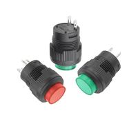 1PCS Self-lockin 16MM Latching/Momentary Push Button Switch With 5Color LED lighting 4Pin R16-503/AD R16-503/BD(2Pin 1 x 5 colours,Self lock,1PCS)
