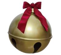 1PCS/Set 23.6 Inch PVC Giant Inflatable Christmas Ball with Big Red Bow - Inflatable Christmas Ornaments for Outdoors, Yard, Pool Decorations
