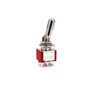 1pcs SH T80-T 6 Pin SPDT 2 Position on-on Round Top mishandling Locking Lever 6.35mm Panel Toggle Switch