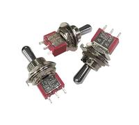 1pcs SH T80-T Z1 Series Large short Handle 12mm ON-OFF-ON SPDT 3Pin 3Position Panel Toggle Switch 5A 125VAC NWPNLXEA