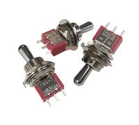 1pcs SH T80-T Z1 Series short Handle 12mm ON-OFF-ON SPDT 3Pin 3Position Panel Toggle Switch 5A 125VAC IDGTTLDF