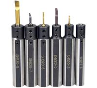 1pcs SHB12 SHB16 SHB20-3 4 5 6 8 10 Lathe Tool Sleeve Small Tungsten Steel Boring Tool Holder Small Diameter Holder Cutting Bracket for CNC Lathe Milling(SHB20-6)