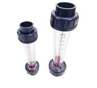 1pcs Short LZS-15/25/32/40/50/65 60 100 160 250 400 600 1000 Plastic Piping Liquid Float Flowmeter Water Flow Meter Rotameter(DN65 8-40m3 Per H,Female Thread)