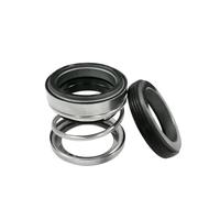 1pcs SiC/SiC/NBR 108 Series 14/15/16/17/18/19/20/22/25/28/30/35/40/45/50/55/60mm Shaft Seal Single Spring for Water Pump(14mm)