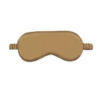 1PCS Sided Silky Sleep Mask Features an Adjustable Elastic Strap, Perfect for Travel, Naps, Airplanes, and Office Breaks.(Golden Bronze)