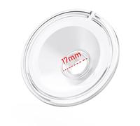 1pcs Silicone Flange 17mm Compatible with Momcozy S12 Pro/S9 Pro/TSRETE S12/kmaier S12 Breast Pump，Flange Wearable Breast Pump Replacement Accessories,Shield 17mm Flange Parts