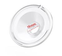 1pcs Silicone Flange 19mm Compatible with Momcozy S12 Pro/S9 Pro/TSRETE S12/kmaier S12 Breast Pump，Flange Wearable Breast Pump Replacement Accessories,Shield 19mm Flange Parts