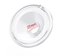 1pcs Silicone Flange 27mm Compatible with Momcozy S12 Pro/S9 Pro/TSRETE S12/kmaier S12 Breast Pump，Flange Wearable Breast Pump Replacement Accessories,Shield 27mm Flange Parts