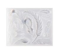 1Pcs Silicone Semi-Transparent Feather Wing Shape Pendant Mold Epoxy Resin Silicone Mold Jewelry DIY Mobile Phone Decoration Tools