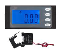 1pcs Single Phase Digital AC Meter Wattmeter 220V Voltmeter Current Voltage Power Energy Tester Panel Kwh Monitor With CT(100A with split CT)