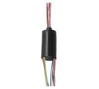 1PCS slip ring 2/4//6/8/12/24 wire 2A 12.5mm/15.5mm rotor stator conductive ring 360 degree rotation(U type 12.5mm 18CH)
