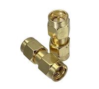 1Pcs SMA Male To Plug In Series RF Coaxial Adapter Connector Wire Terminals 50ohm