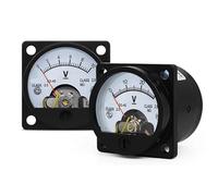 1Pcs SO-45 Analog Voltmeter 1V 2V 3V 5V 10V 15V 20V 30V 50V 75V 100V 150V 200V 300V 500V 600V 800V Voltage Panel Meter(DC VOLTAGE_DC 3V)