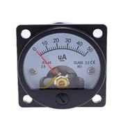 1PCS SO-45 Microammeter DC Ammeter Pointer Circular Microammeter 50UA100UA200UA300UA 500UA 1000UA(DC 500uA)