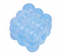 1PCS Soft TPR Squeeze Cube 4.5cm/1.77in Cube Stress Balls Squishy Fidget Toy for Stress Anxiety Relief Focus Sensory Toy for Adults Teen Autism ADHD Non-Toxic Calming Toy (Blue)