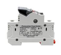 1pcs Solar PV Fuse Holder 1000V with Indicator Light DC Small Disconnector Switch Base 10x38MM TUV 2A 4A 6A 8A 10A 15A Protected circuits (Color : Dnpvf1x-32, Size : 20A)
