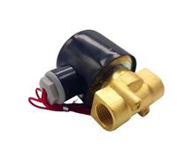 1pcs Solenoid Valve Normally Closed Brass DN06/08/10/15/20/25 1/4" 3/8" 1/2" 3/4" 1" 12V 220V 24v Pneumatic for Water Oil Helium Gas(DN10,G_DC24V_Copper Body)