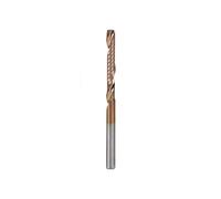 1pcs Solid Carbide CNC Spiral O Single Flute End Mill, 1/8 Inch Shank 1 Flute Down Cut End Mill Cutters Titanium Coating CNC Engraving Spiral Bit(3.175x1x2x40mm)