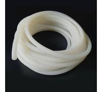 1pcs Solid Silicone Rubber Seal Strip - White Round Cord, Dia 1-25mm, High Resilience O Ring for Automotive/Industrial