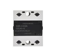 1pcs Solid State Relay 10A 25A 40A DA Single Phase DC To AC Heat Sink For 3V 12V 32VDC Load 24V 48V 220V 480VAC SSR-10DA 25DA 40DA(10DA)