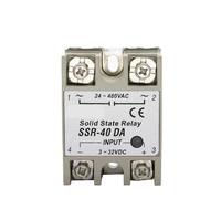 1PCS Solid State Relay Single Phase Small SSR-10DA SSR-25DA SSR-40DA SSR-60DA SSR-80DA SSR-100DA Control AC DD DA AA(SSR-60DA)
