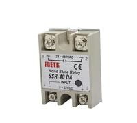 1PCS Solid State Relay Single Phase Small SSR-10DA SSR-25DA SSR-40DA SSR-60DA SSR-80DA SSR-100DA DC Control AC DD DA AA(SSR-80DA)
