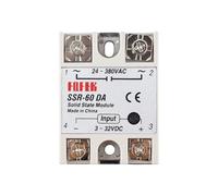 1PCS Solid State Relay SSR-10DA/25DA/40DA/50DA/60DA/75DA DC control 3-32V TO 24-380V AC SSR Single phase Solid state relay 25/40/60A(SSR-60DA)