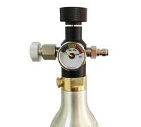 1pcs Sparking Soda Water Maker Cylinder Tank Filling Station Bottle CO2 Refill Adapter Connector W21.8-14 or G3/4 or CGA320(CGA320 with Gauge)