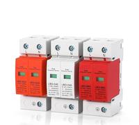 1Pcs SPD 2P Surge Protector Low Voltage AC Distribution Household Lightning Device Arrester Power Switch) Automatic switch (Color : 20-40KA(White), Size : 2p 275V AC)