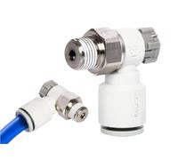 1pcs Speed Controller with One-Touch Fitting Meter-Out Throttle Valve Pneumatic Fitting AS1201F(AS2201F-01-10SA)