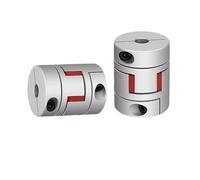1PCS Spider Couple D40L50 Flexible Plum clamp Motorcoupler Shaft Size CNC Jaw Shaft Coupling 6mm-24mm(10x14)