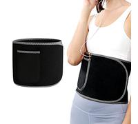 1pcs Sports Belt, Waist Support Waist Belt for Fitness, Cycling, Jogging, Zumba, Sports Belt for Men Women | (Black)