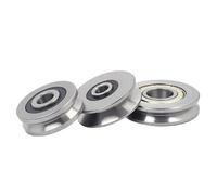 1PCS Spring Machine Through The Line with Fluted Bearing Wheel Inner diameter 10mm Outer diameter 32mm Height 14mm