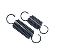 1Pcs Spring steel tension spring, Wire diameter 3mm Outer diameter 17mm Length 110mm, Black, 3x17x110mm