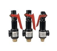 1pcs Spring Type Pressure Relief Valve Iron Body Pressure Release Valve for Air Compressor Screw Machine Boiler A27W-10T(DN15)