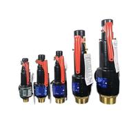1pcs Spring Type Pressure Relief Valve Iron Body Pressure Release Valve for Air Compressor Screw Machine Boiler A27W-10T(DN15)