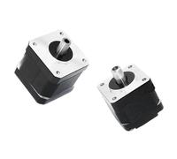 1pcs Square/Round Nema8/11/14/15/17/23 Hollow Shaft Stepper Motor 0.67-2.8A 0.03-1.1Nm Double Shaft Stepper Motor for 3D Printer(28X32mm Nema11)