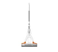 1pcs Squeezed Self Draining Rubber Cotton Mop Hand Free Magic Self-cleaning Flat Reusable(Mop- 2 sponge - Hook)