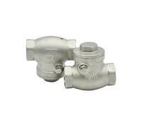 1pcs SS304 316L Stainless Steel BSPT Internal Thread Swing Check valve1/4 1/2" 3/4 "1" 1-1/4 "1-1/2" 2 "Horizontal Check Valve(1-1/2",SS304)