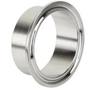 1pcs SS304 Stainless Steel Tri Clamp Ferrule - Heavy Duty Pipe Fitting for Home Improvement and Industrial Use(76mmx91)