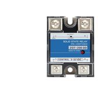 1pcs SSR-200DD 200A 220V 380V 600V Big Voltage Single Phase JGX DC Control DC Heat Sink 3-32VDC To 5-220VDC DD Solid State Relay(1-XL)