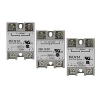 1pcs SSR-60DA SSR-80DA SSR-100DA SSR-60AA SSR-60DD SSR 60A 80A 100A DD DA AA Solid State Relay Module for PID Temperature Control(DA,SSR-100A)