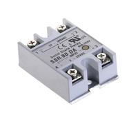 1pcs SSR-80DA 80A Solid State Relay Module 3-32V Input 24-380VAC