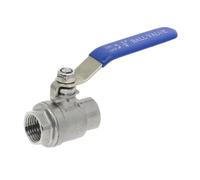 1pcs Stainless Steel BallValve SS304 2P Full Port Ball Valve 1/2" 3/4" 1" 1-1/4" Female Vinyl Handle Valves(2-1/2")