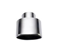1pcs Stainless Steel Car Exhaust End Tip 60mm Slant Outlet Auto Muffler Tail Pipe Exhaust Tip Tail Pipe Trim