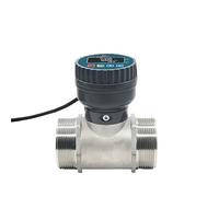 1pcs Stainless Steel Digital Flow Meter RS485 Remote Signal Transmission High Precision Liquid Pipeline Flowmeter Water Flow Sensor(DN40)