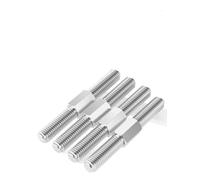 1pcs Stainless Steel Dual Head Threaded Rods - Left/Right Thread Double End Rod for Robust Connections - 304 A2 Material, Custom(M16x100mm)