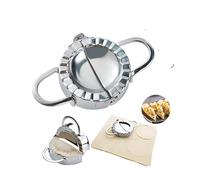 1PCS Stainless Steel Dumpling/Ravioli Mold, Dough Wrapper Pastry Cutter, Perfect for Your Dumplings, Ravioli etc.